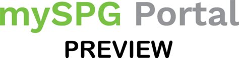 mySPG Portal.